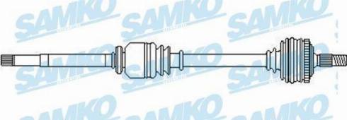 Samko DS52308 - Arbre de transmission droxauto.com
