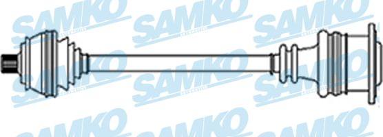 Samko DS14251 - Arbre de transmission droxauto.com
