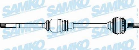 Samko DS52697 - Arbre de transmission droxauto.com
