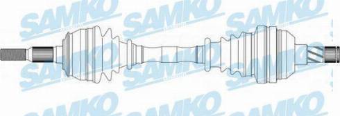 Samko DS37014 - Arbre de transmission droxauto.com