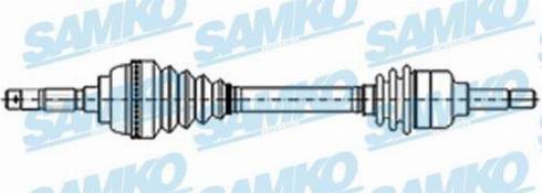 Samko DS29004 - Arbre de transmission droxauto.com