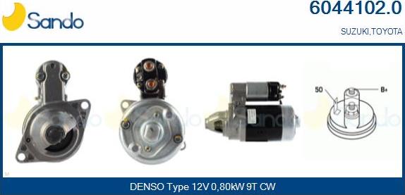 Sando 6044102.0 - Démarreur droxauto.com