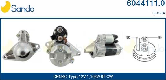 Sando 6044111.0 - Démarreur droxauto.com