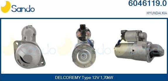 Sando 6046119.0 - Démarreur droxauto.com