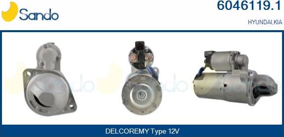 Sando 6046119.1 - Démarreur droxauto.com