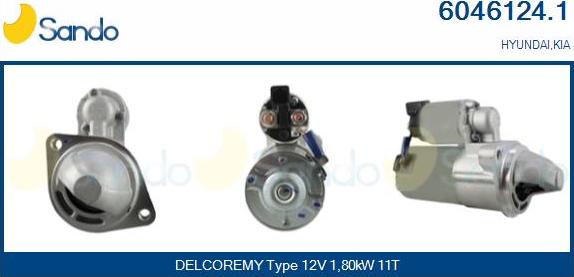 Sando 6046124.1 - Démarreur droxauto.com