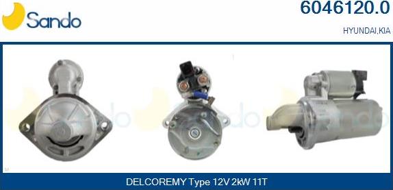 Sando 6046120.0 - Démarreur droxauto.com
