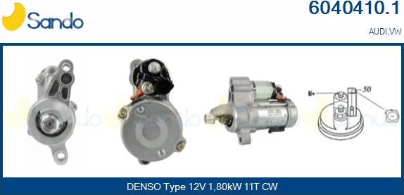Sando 6040410.1 - Démarreur droxauto.com