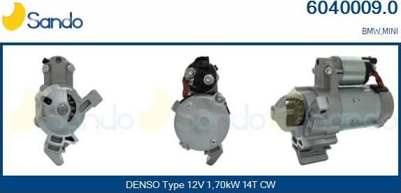 Sando 6040009.0 - Démarreur droxauto.com