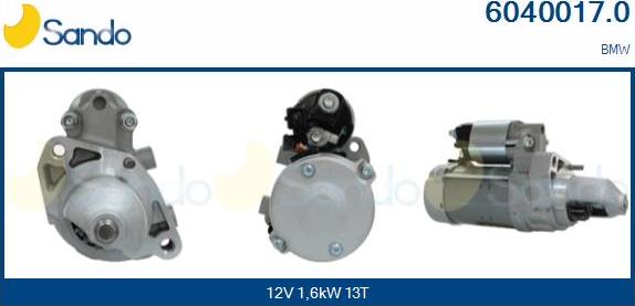 Sando 6040017.0 - Démarreur droxauto.com