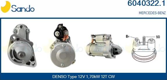Sando 6040322.1 - Démarreur droxauto.com