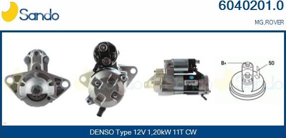 Sando 6040201.0 - Démarreur droxauto.com