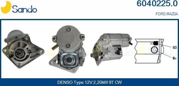 Sando 6040225.0 - Démarreur droxauto.com