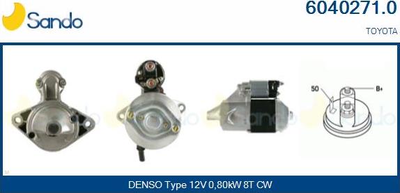 Sando 6040271.0 - Démarreur droxauto.com