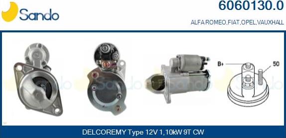 Sando 6060130.0 - Démarreur droxauto.com