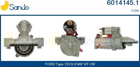 Sando 6014145.1 - Démarreur droxauto.com