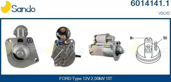 Sando 6014141.1 - Démarreur droxauto.com