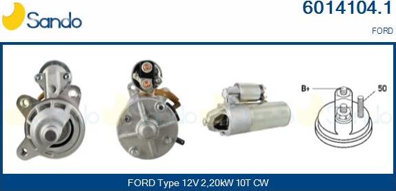 Sando 6014104.1 - Démarreur droxauto.com