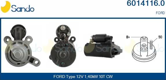 Sando 6014116.0 - Démarreur droxauto.com