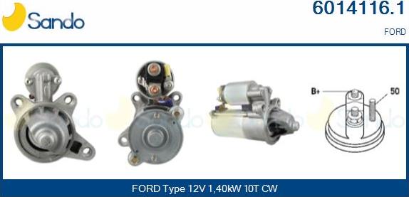 Sando 6014116.1 - Démarreur droxauto.com