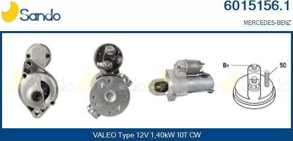 Sando 6015156.1 - Démarreur droxauto.com