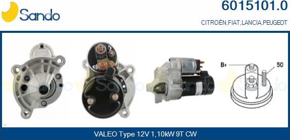 Sando 6015101.0 - Démarreur droxauto.com