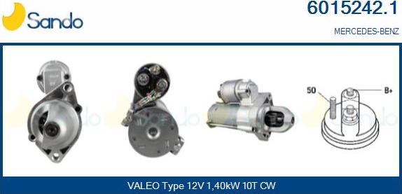 Sando 6015242.1 - Démarreur droxauto.com