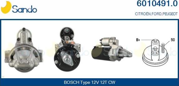 Sando 6010491.0 - Démarreur droxauto.com