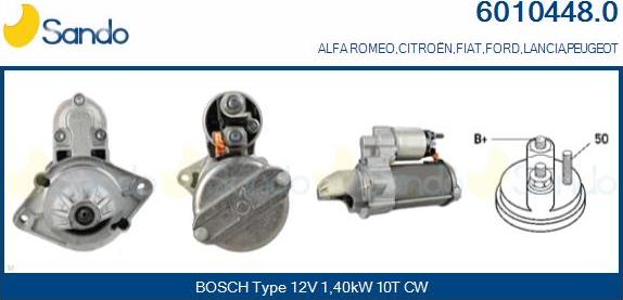 Sando 6010448.0 - Démarreur droxauto.com