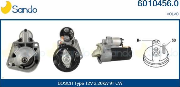 Sando 6010456.0 - Démarreur droxauto.com