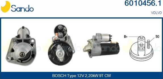 Sando 6010456.1 - Démarreur droxauto.com