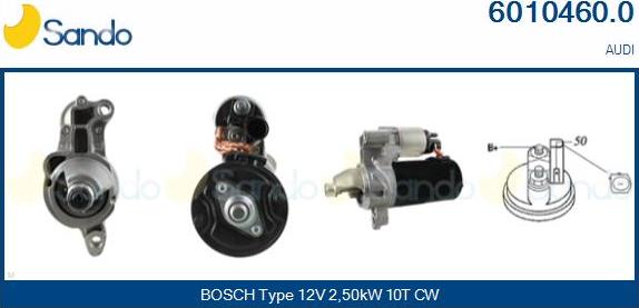 Sando 6010460.0 - Démarreur droxauto.com