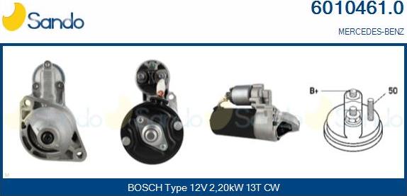Sando 6010461.0 - Démarreur droxauto.com
