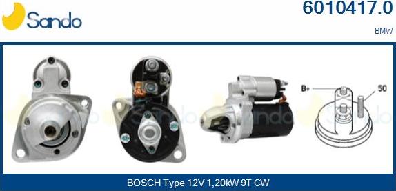 Sando 6010417.0 - Démarreur droxauto.com