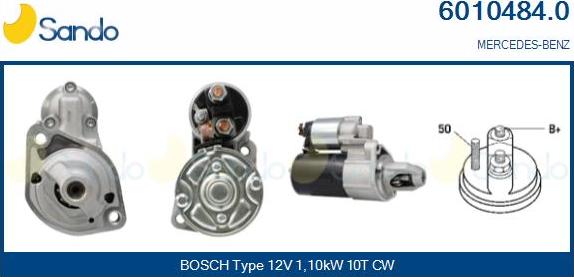Sando 6010484.0 - Démarreur droxauto.com