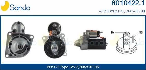 Sando 6010422.1 - Démarreur droxauto.com