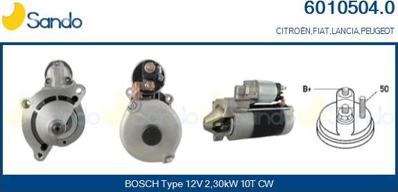Sando 6010504.0 - Démarreur droxauto.com