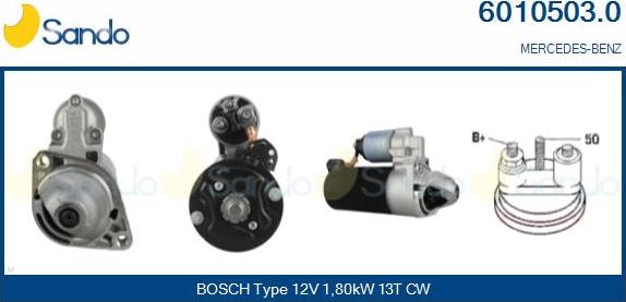 Sando 6010503.0 - Démarreur droxauto.com
