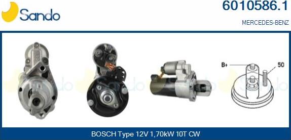 Sando 6010586.1 - Démarreur droxauto.com