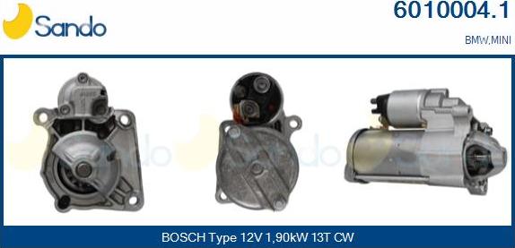 Sando 6010004.1 - Démarreur droxauto.com