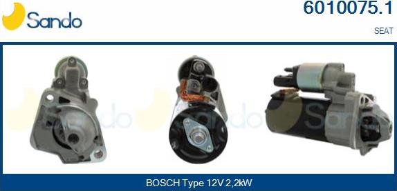 Sando 6010075.1 - Démarreur droxauto.com