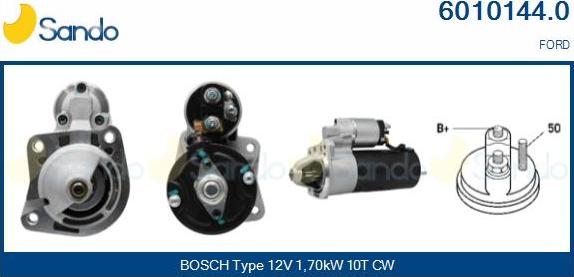 Sando 6010144.0 - Démarreur droxauto.com