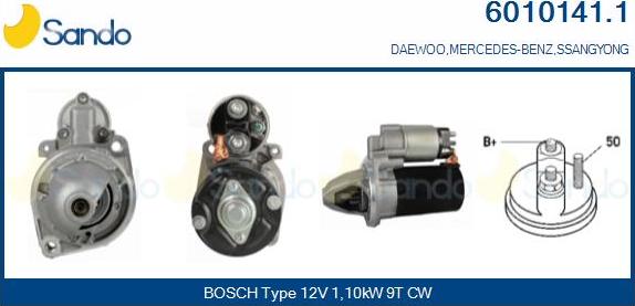 Sando 6010141.1 - Démarreur droxauto.com