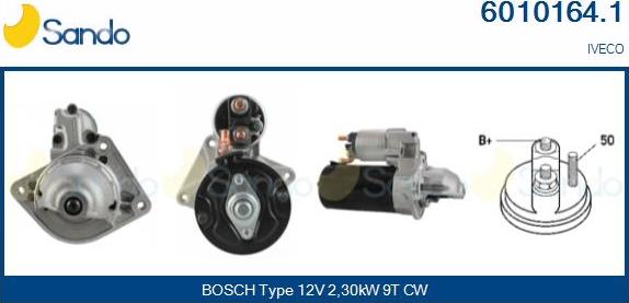 Sando 6010164.1 - Démarreur droxauto.com
