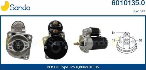 Sando 6010135.0 - Démarreur droxauto.com