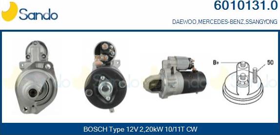 Sando 6010131.0 - Démarreur droxauto.com