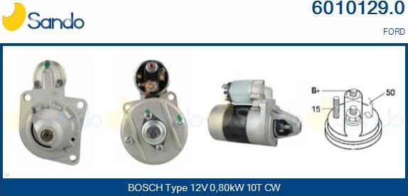 Sando 6010129.0 - Démarreur droxauto.com