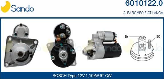Sando 6010122.0 - Démarreur droxauto.com