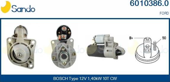 Sando 6010386.0 - Démarreur droxauto.com