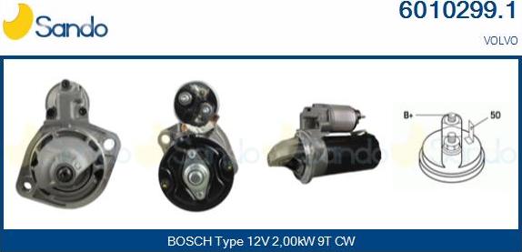 Sando 6010299.1 - Démarreur droxauto.com